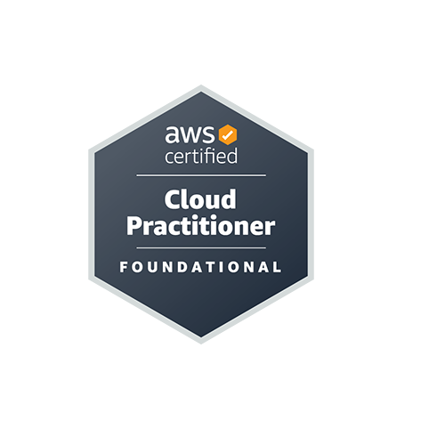 Official AWS Certified Cloud Practitioner badge