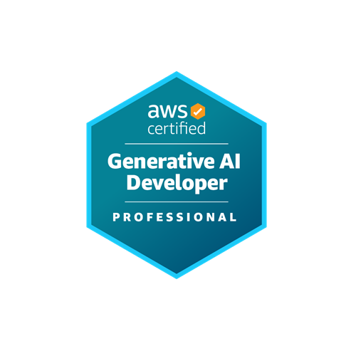 AWS Certified Generative AI Developer - Professional badge