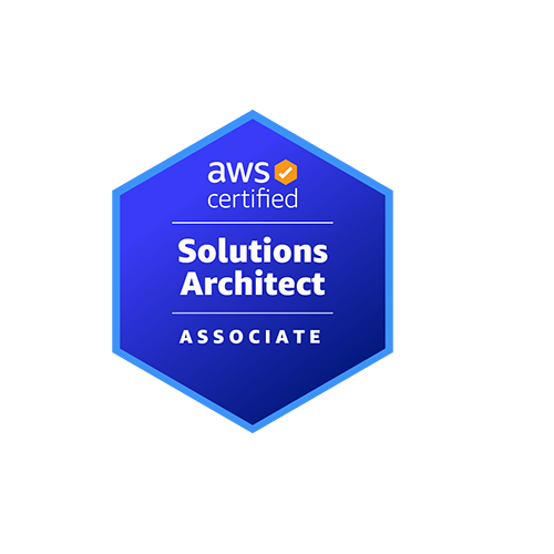AWS Certified Solutions Architect Associate certification badge