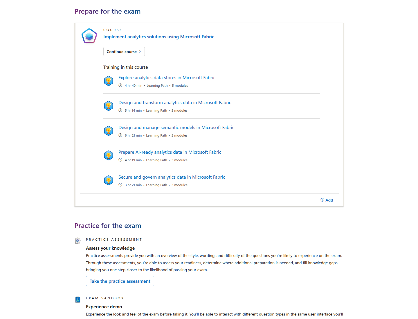 Microsoft Fabric DP-600 exam assessment and scheduling information