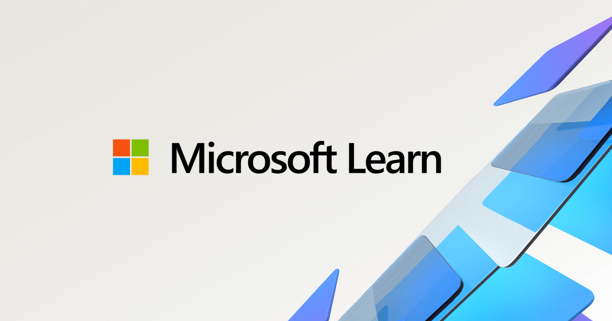 Official Microsoft Learn branding image